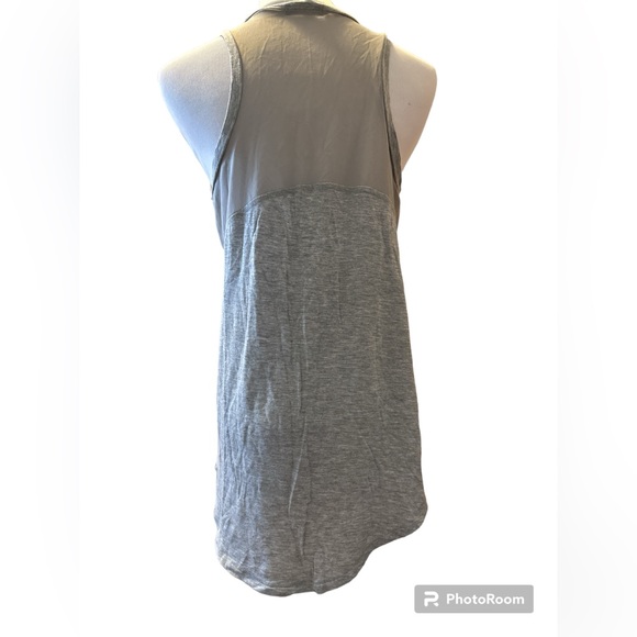 Victoria's Secret PINK Super Soft Mesh Tank Top Shirt Workout Tropical Neon Palm - Picture 3 of 6